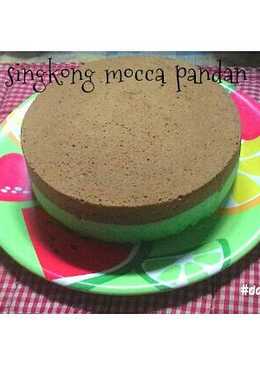 Bolu singkong moka pandan
