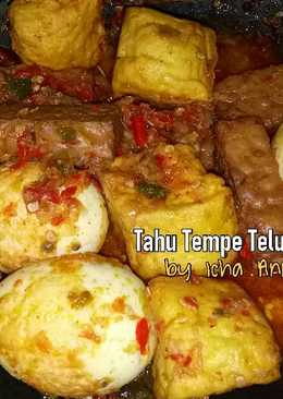 Tahu Tempe Telur Balado