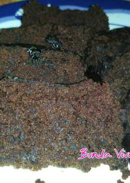 Bolu cokelat simple no telur