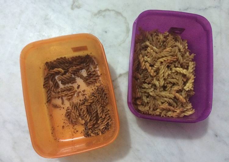 cara membuat Macaroni Goreng 2 Rasa (Asin Pedas & Manis)