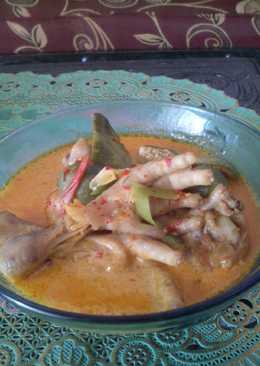Ceker sayap ayam santan bumbu rica2