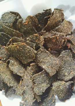 Dendeng daun singkong (kripik paru KW)