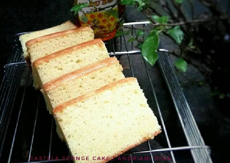 gambar untuk cara membuat Castella Traditional Japanese Honey Sponge Cake aka Kasutera