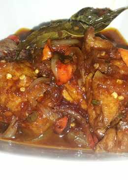 Tahu kulit bumbu kecap