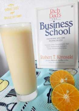 Orange juice yogurt