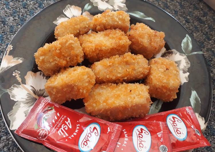 resep lengkap untuk Chicken nugget's