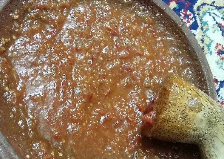 gambar untuk resep makanan Sambal ayam bakar