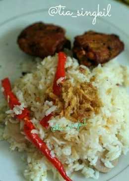 Nasi Liwet Rice Cooker Teri Cilik "Maknyusee"