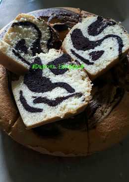 Marmer cake putih telur