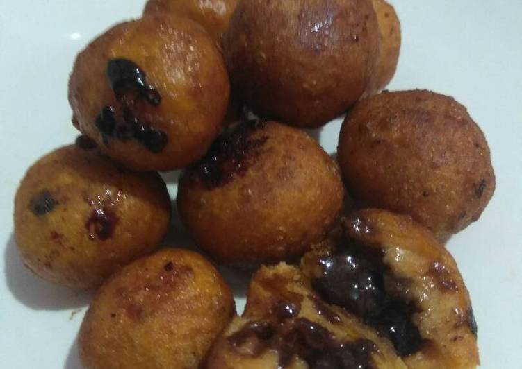 resep makanan Bola ubi coklat gula merah