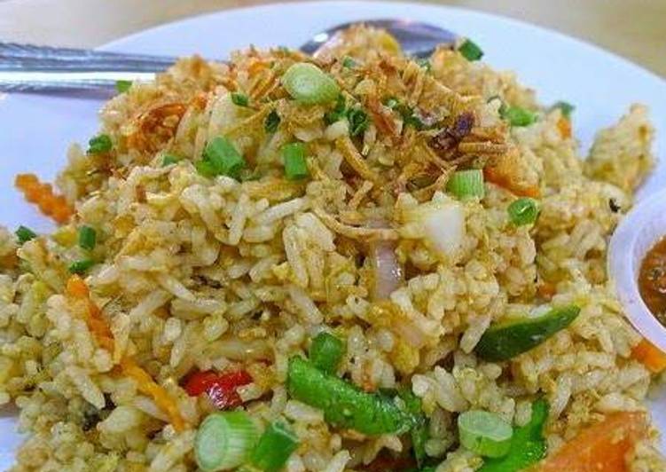 resep masakan Nasi Goreng Teri pedas