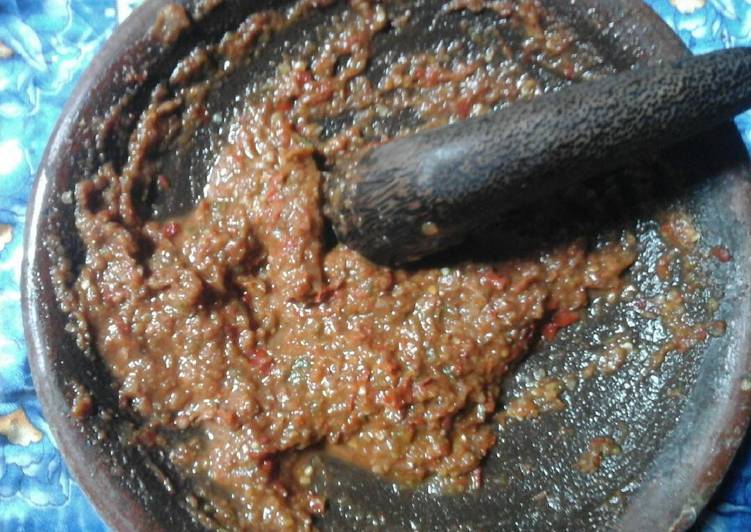 resep masakan Sambal Belacan