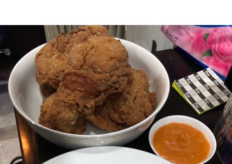 gambar untuk resep Ayam Goreng Tepung ala KFC