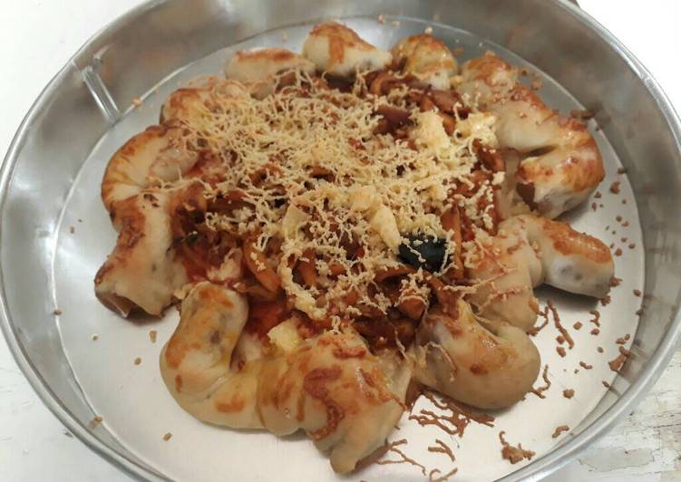 gambar untuk resep Cheesy bitez pizza homemade ala chiee