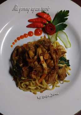 Mie Goreng Ayam Suwir #postingrame2_ayam