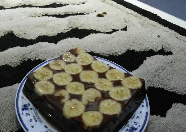 gambar untuk resep makanan Pudding choco banana