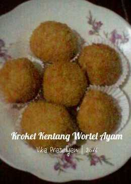 Kroket / Koroke / Croquette Bitterballen / Kroketten Kentang Wortel Ayam