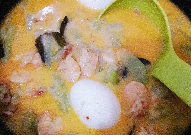 resep lengkap untuk Sayur Labu Siam & Udang