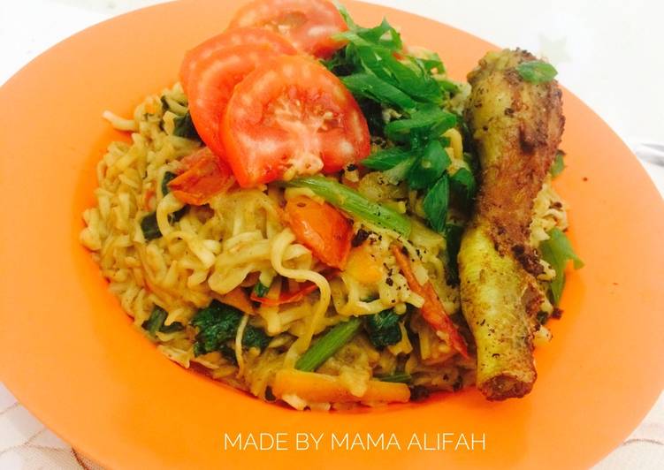 Resep Mie Goreng Ayam Giling Oleh Mama Alifah