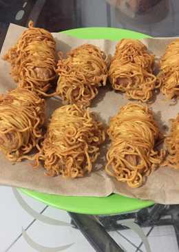 Indomie Sosis Goreng Telur Crispy