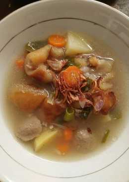 Sop Daging/ Tunjang /Bakso Padang