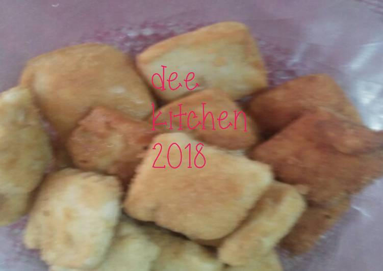 resep lengkap untuk Tahu crispy