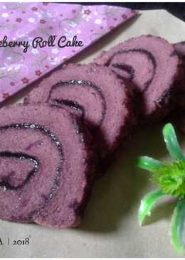 Blueberry Roll Cake (Ekonomis, Super Simpel & Lembut bgttt)