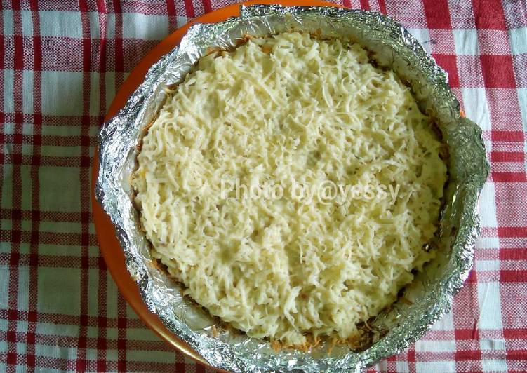 bahan dan cara membuat Macaroni schotel teflon