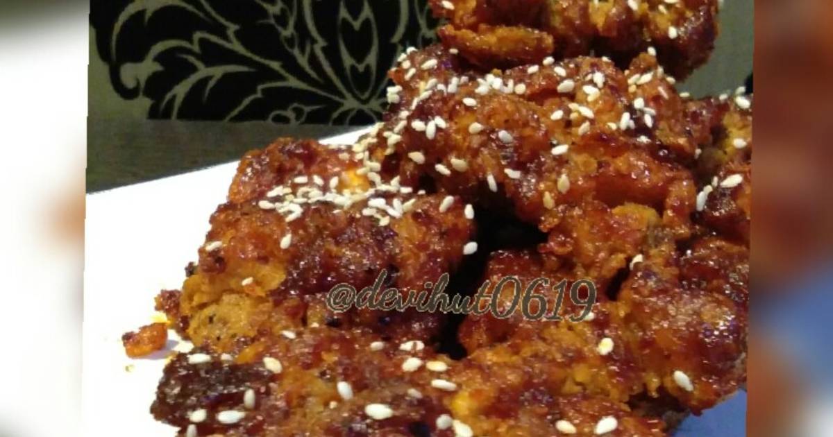 9 resep korean hot chicken wings enak dan sederhana - Cookpad