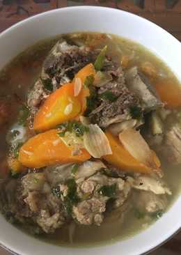 Sop Daging Iga Sederhana
