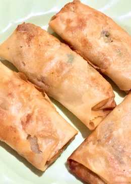 Spring roll udang jamur