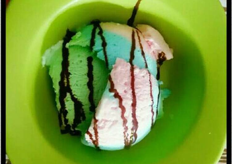 gambar untuk cara membuat ICE CREAM POP ice