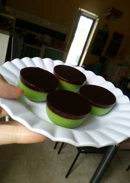 Kue Talam Pandan Coklat