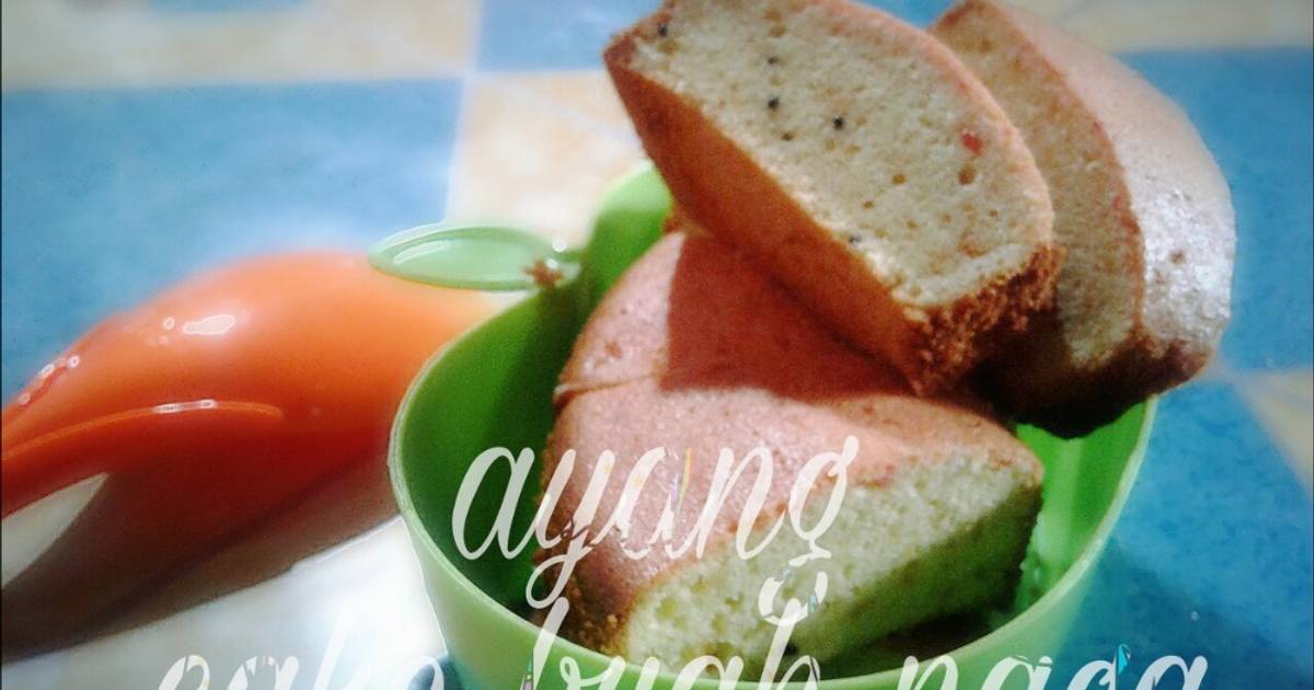 Cake buah  naga  merah 45 resep  Cookpad