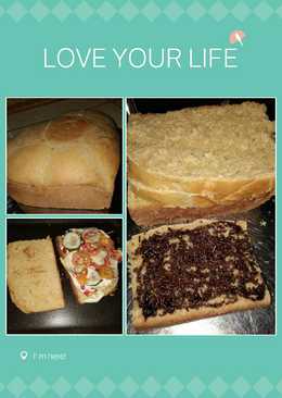 Roti tawar coffee creamy latte