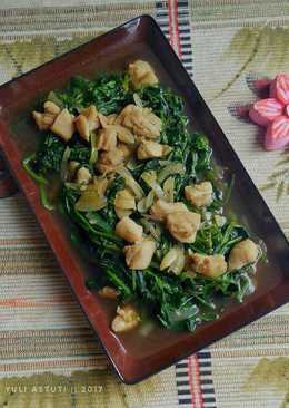 Tumis Kangkung Ayam