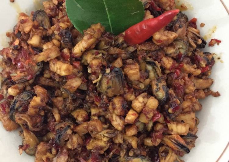 gambar untuk resep makanan Balado kerang tempeh