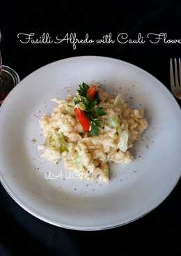 Fusilli Alfredo with Cauli Flower #maree
