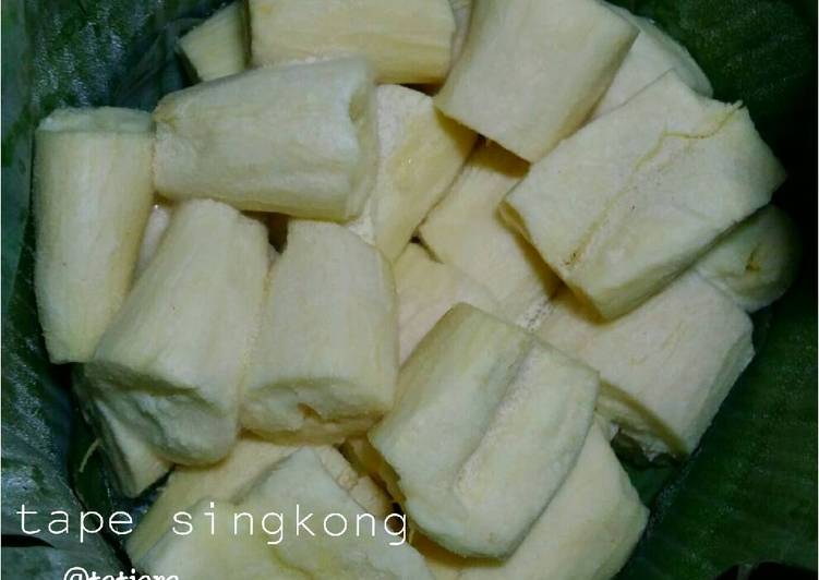  Resep  Tape  SINGKONG  oleh Tatiara Cookpad