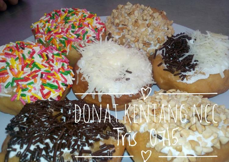 gambar untuk cara membuat Donat Kentang NCC