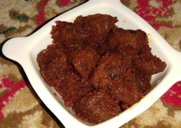 gambar untuk cara membuat Rendang daging sapi resep turun temurun