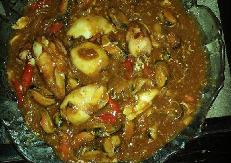 Resep Seafood saos padang Kiriman dari Uni Yuni