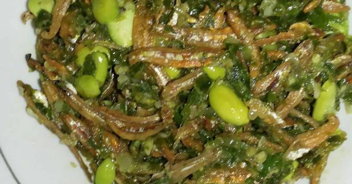  Resep  Sambal  teri petai cabe  hijau  oleh silvia vitari 