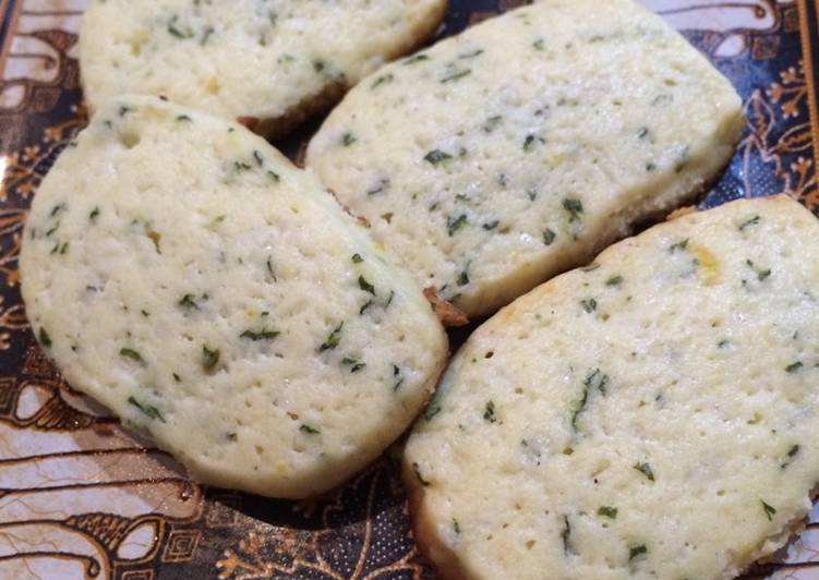 resep makanan Lemon Basil cookies