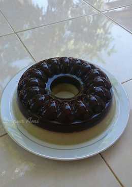 Puding Alpukat Cokelat