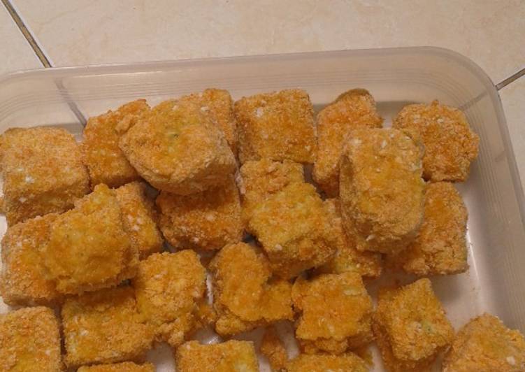 cara membuat Nugget tahu wortel jagung