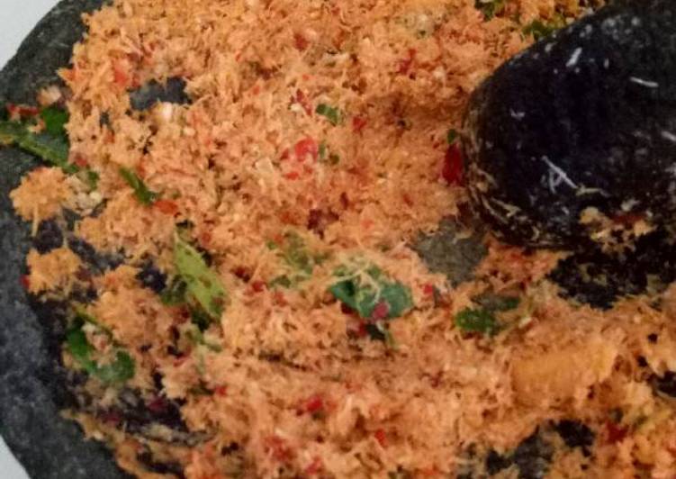 resep lengkap untuk Sambal urap