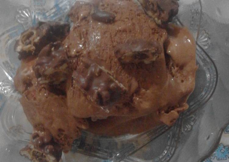 cara membuat Chocolate ice cream