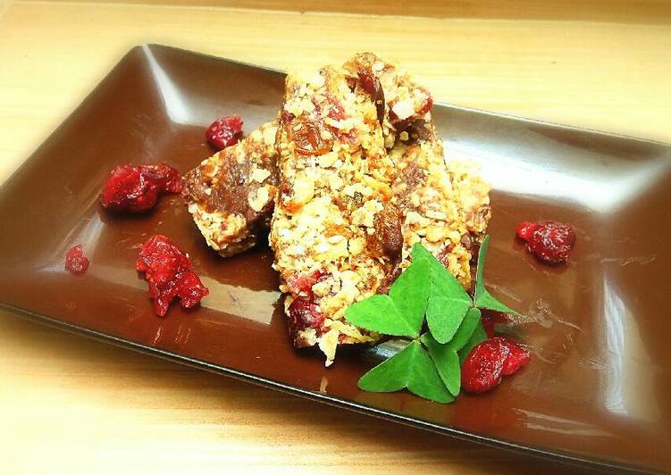 resep makanan Granola bars (ucu)