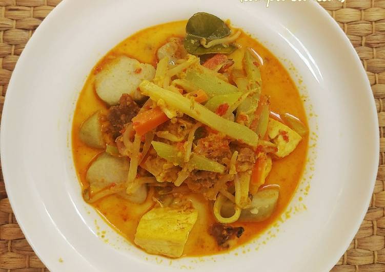 Resep Lontong Sayur Labu Siam Tanpa Santan 